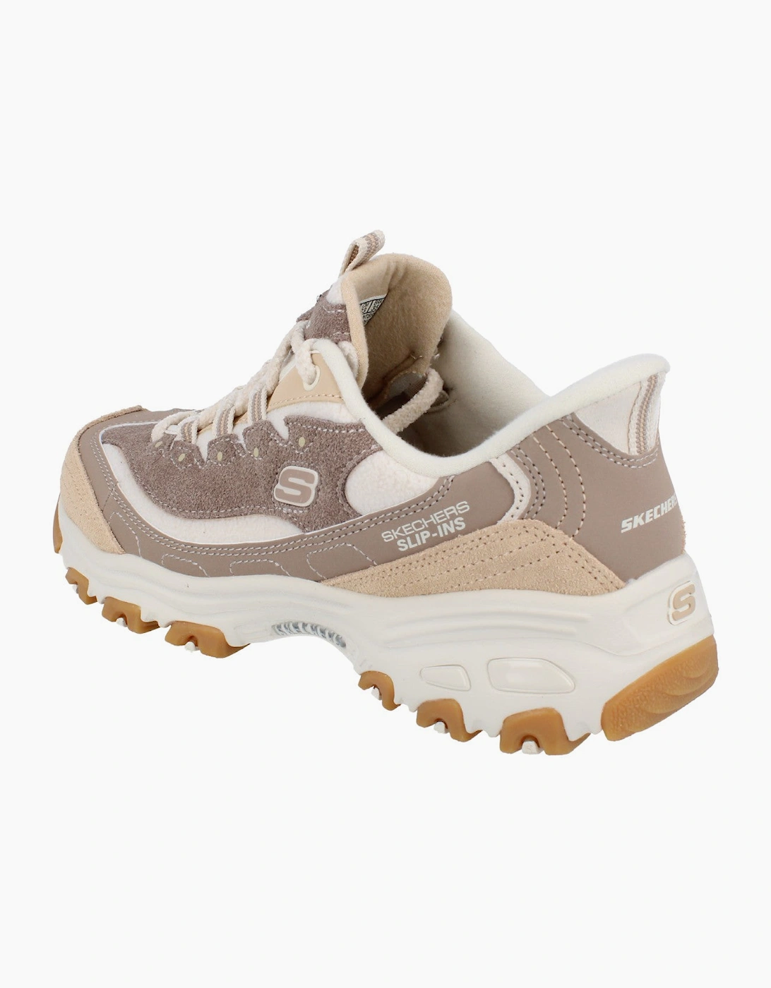 Skechers Slip Ins D'Lites - Soft Memory Womens Trainers 150558 Shoes  NTBR