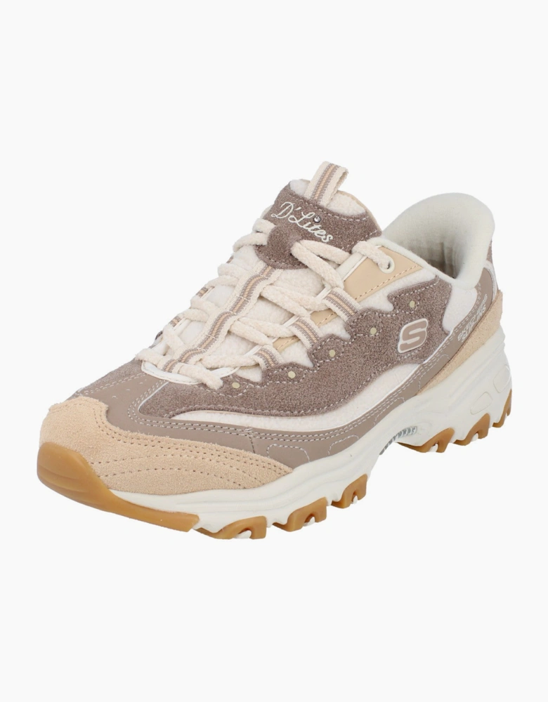 Skechers Slip Ins D'Lites - Soft Memory Womens Trainers 150558 Shoes  NTBR