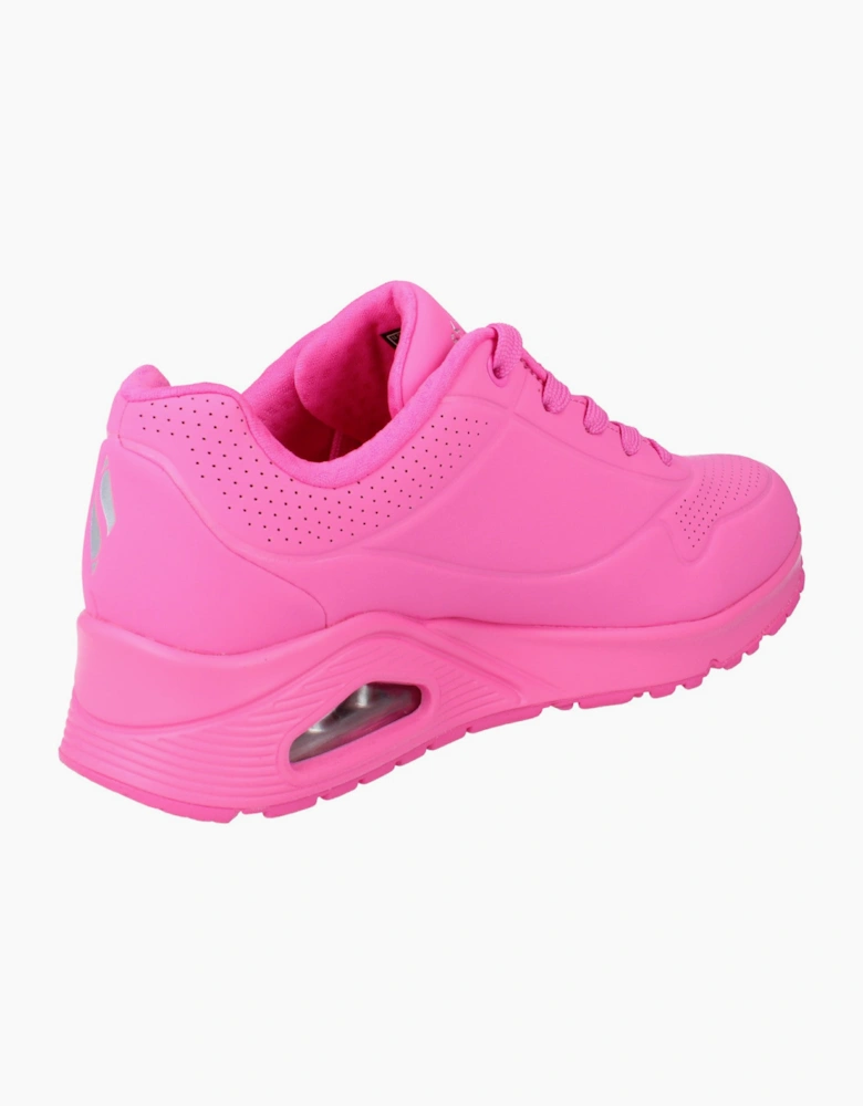 Skechers Uno Stand On Air Womens Trainers 73690 Shoes  HTPK
