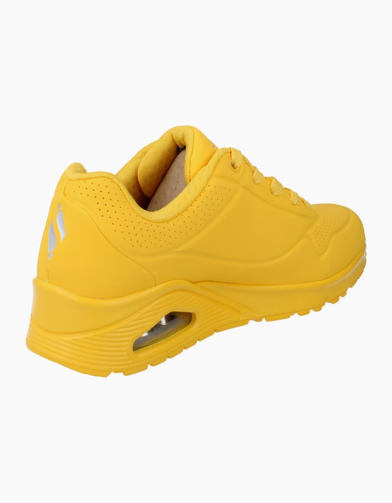 Skechers Uno Stand On Air Womens Trainers 73690 Shoes  MUST