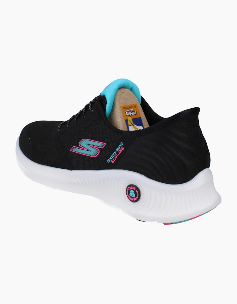 Skechers Slip Ins Go Walk Anywhere - Vivi Womens Trainers 125080 Shoes  BKMT