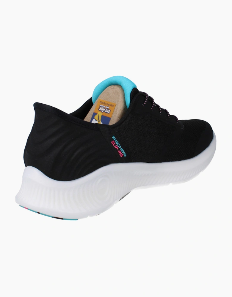 Skechers Slip Ins Go Walk Anywhere - Vivi Womens Trainers 125080 Shoes  BKMT