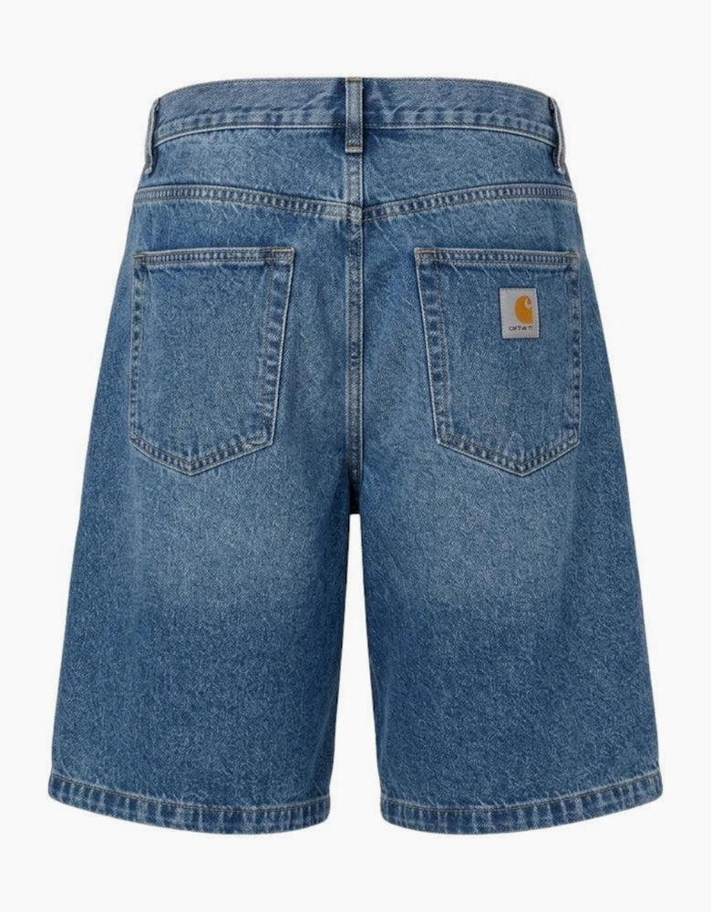 Carhartt WIP Denim Landon Short Blue Heavy Stone Wash