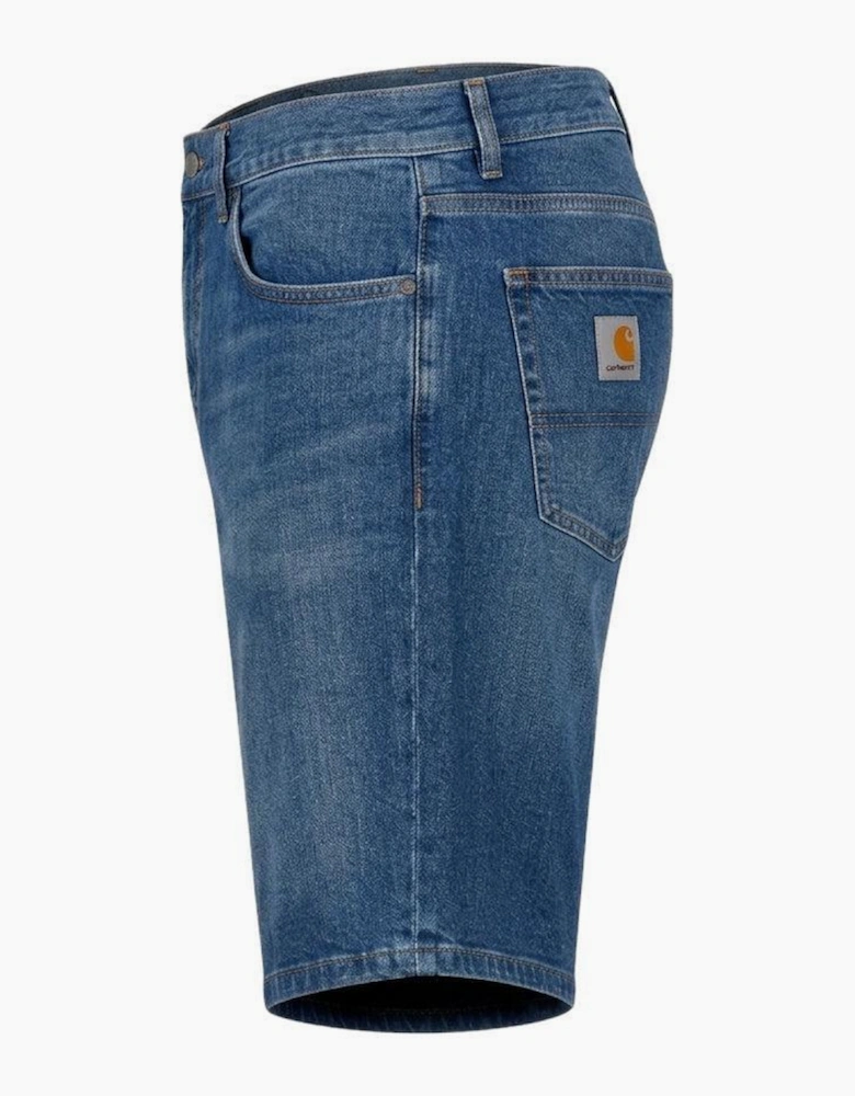 Carhartt WIP Denim Landon Short Blue Heavy Stone Wash
