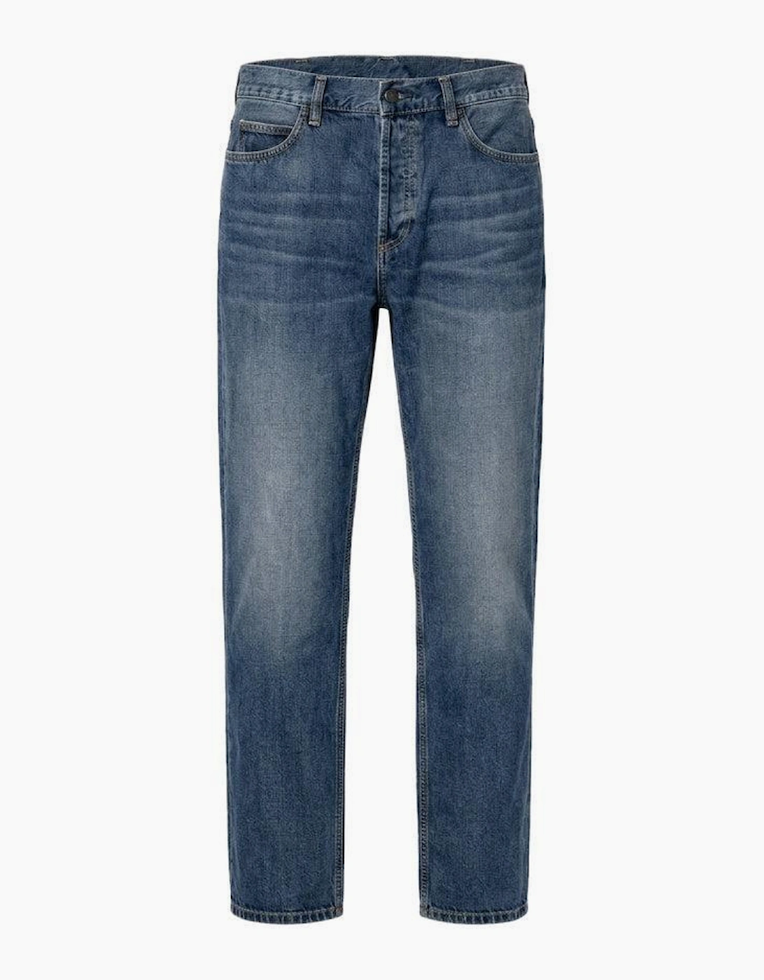 Carhartt WIP Marlow Pant Edgewood Blue Denim Dark Used Wash