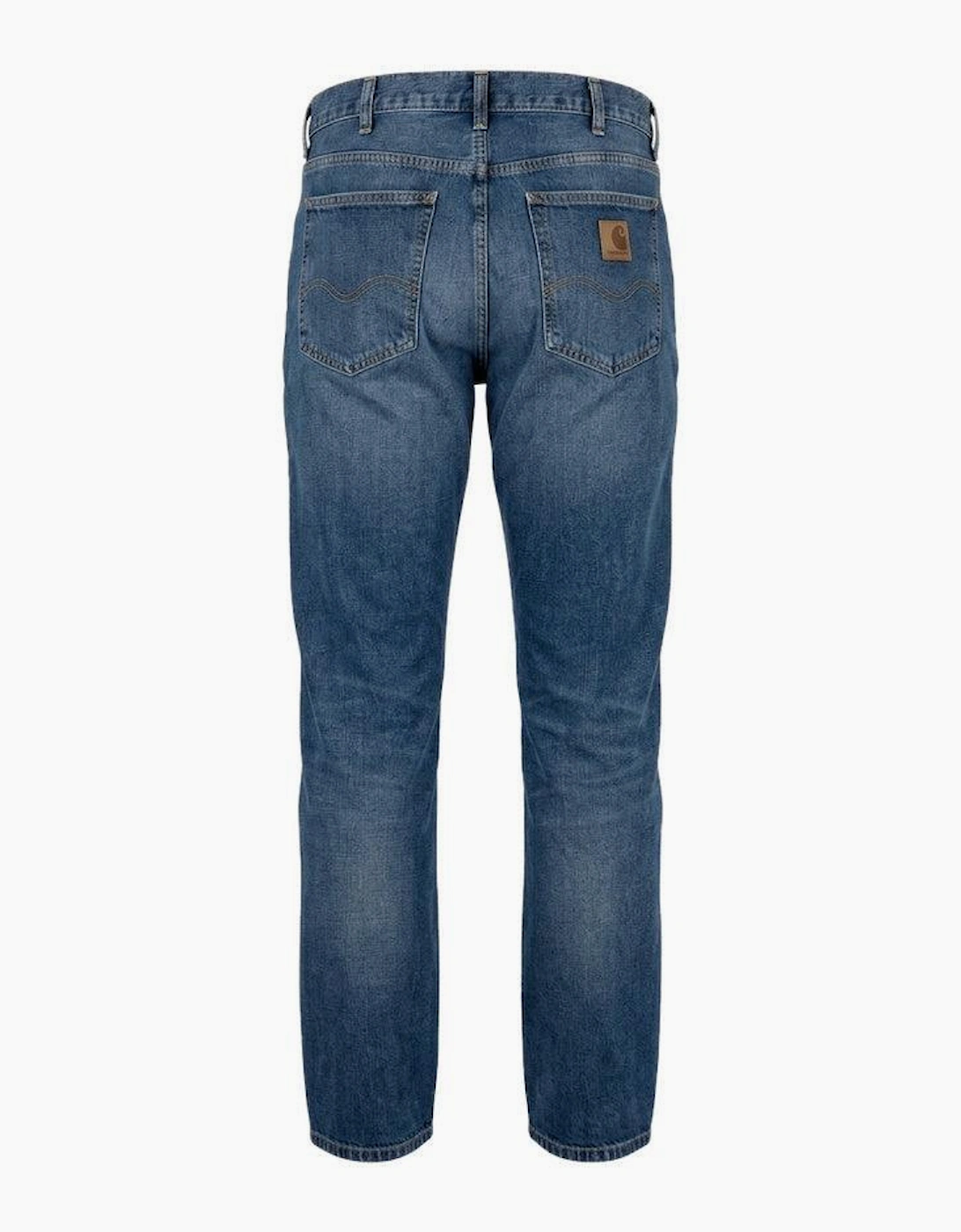 Carhartt WIP Marlow Pant Edgewood Blue Denim Dark Used Wash