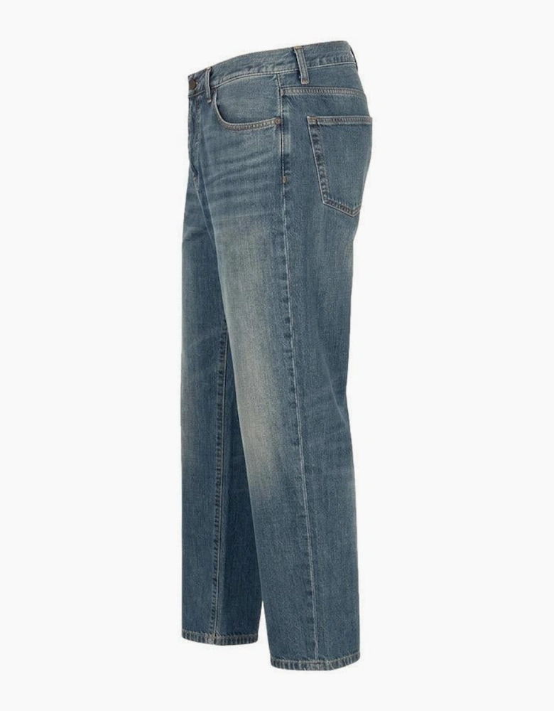 Carhartt WIP Aaron Pant Blue Dark Used