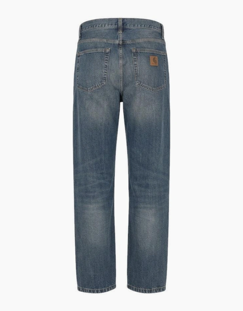 Carhartt WIP Aaron Pant Blue Dark Used