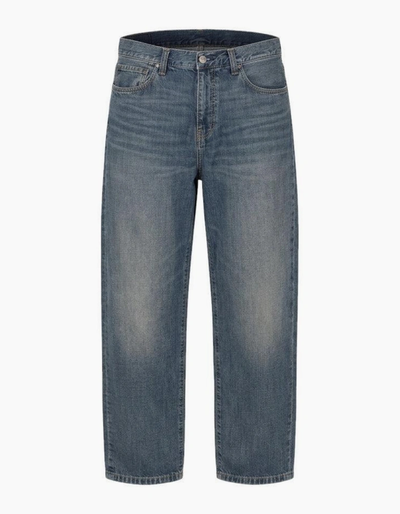 Carhartt WIP Aaron Pant Blue Dark Used