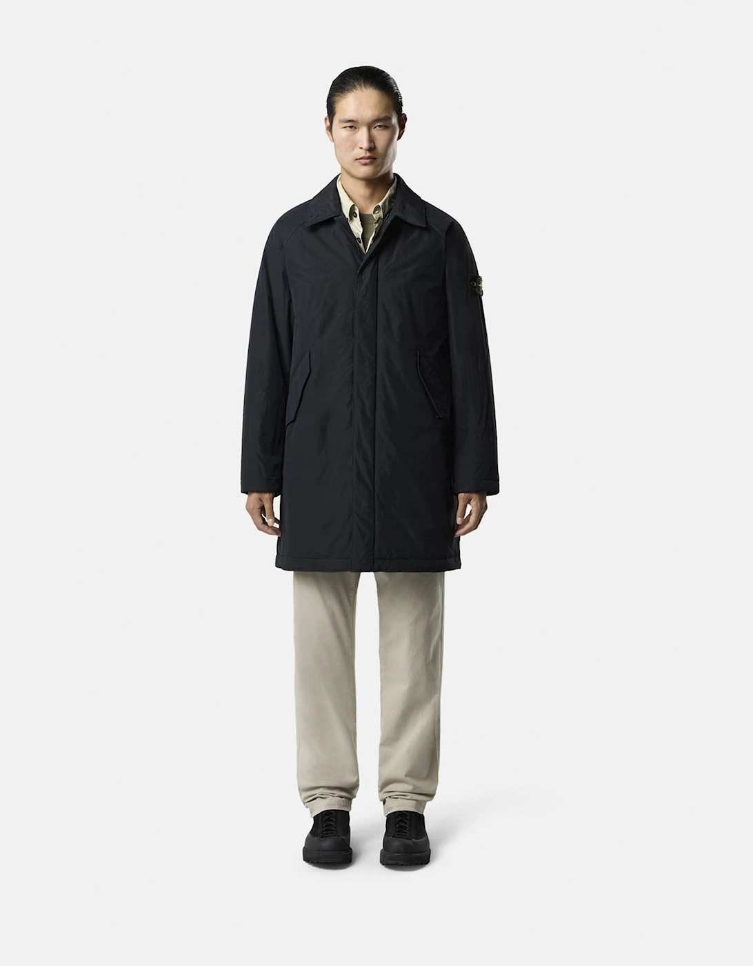 Micro Reps Long 7100002 Coat Black