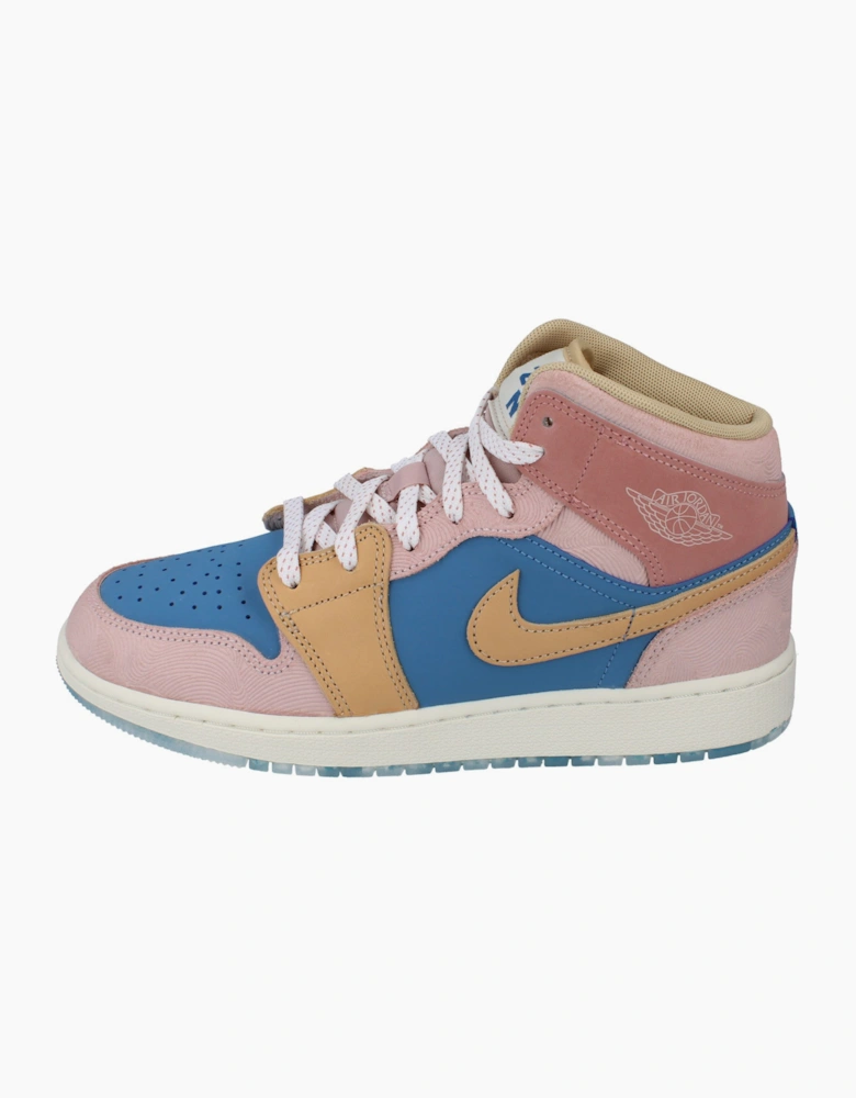 Nike Air Jordan 1 Mid Ss GS Trainers Fn7452 400