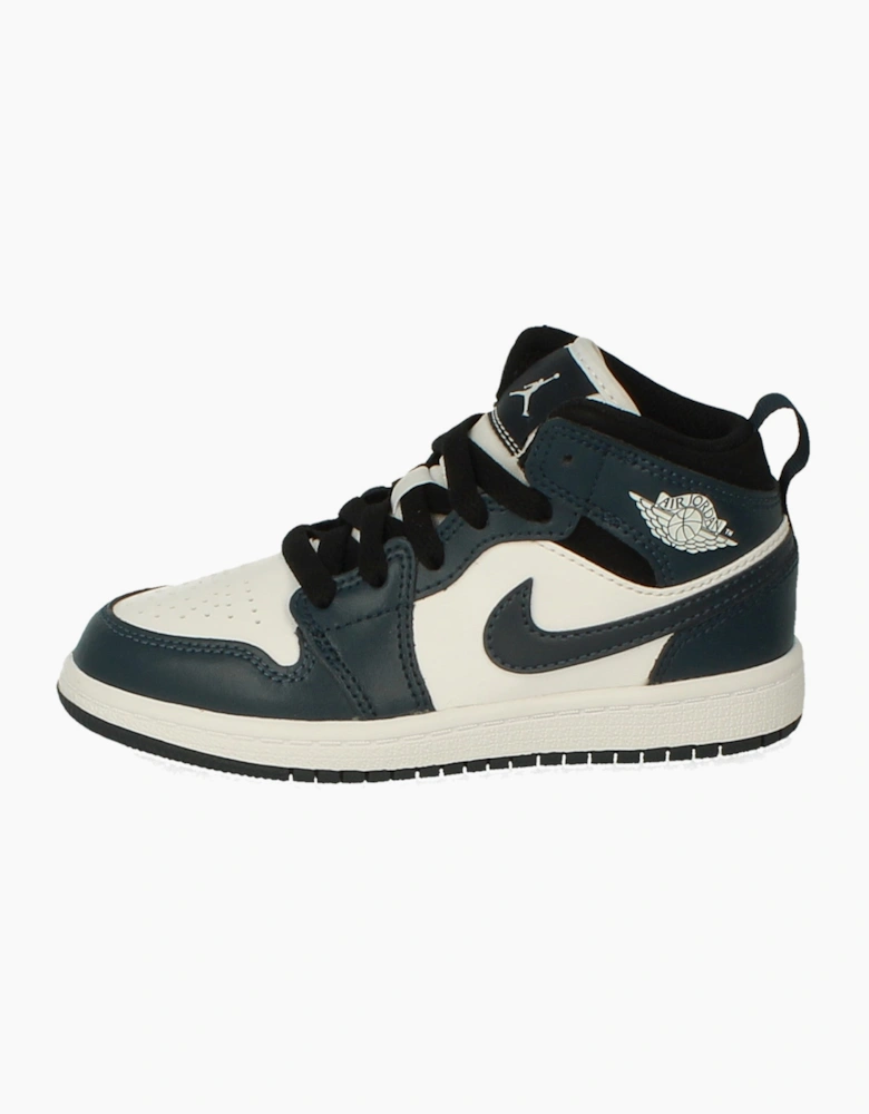 Nike Jordan 1 Mid PS Trainers 640734 411