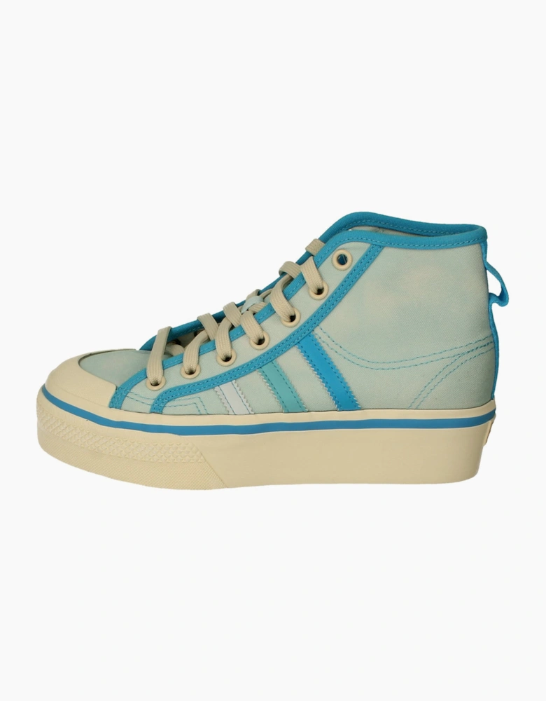 Adidas Originals Nizza Platform Mid Womens Trainers Sneakers GX4604