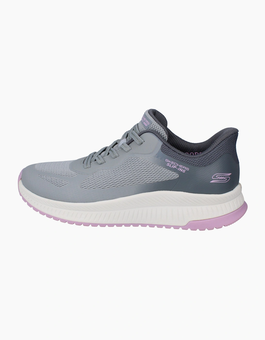 Skechers Hands Free Slip-Ins Bobs Squad 4 - Staple Look Womens Trainers 117624 Shoes  GYMT