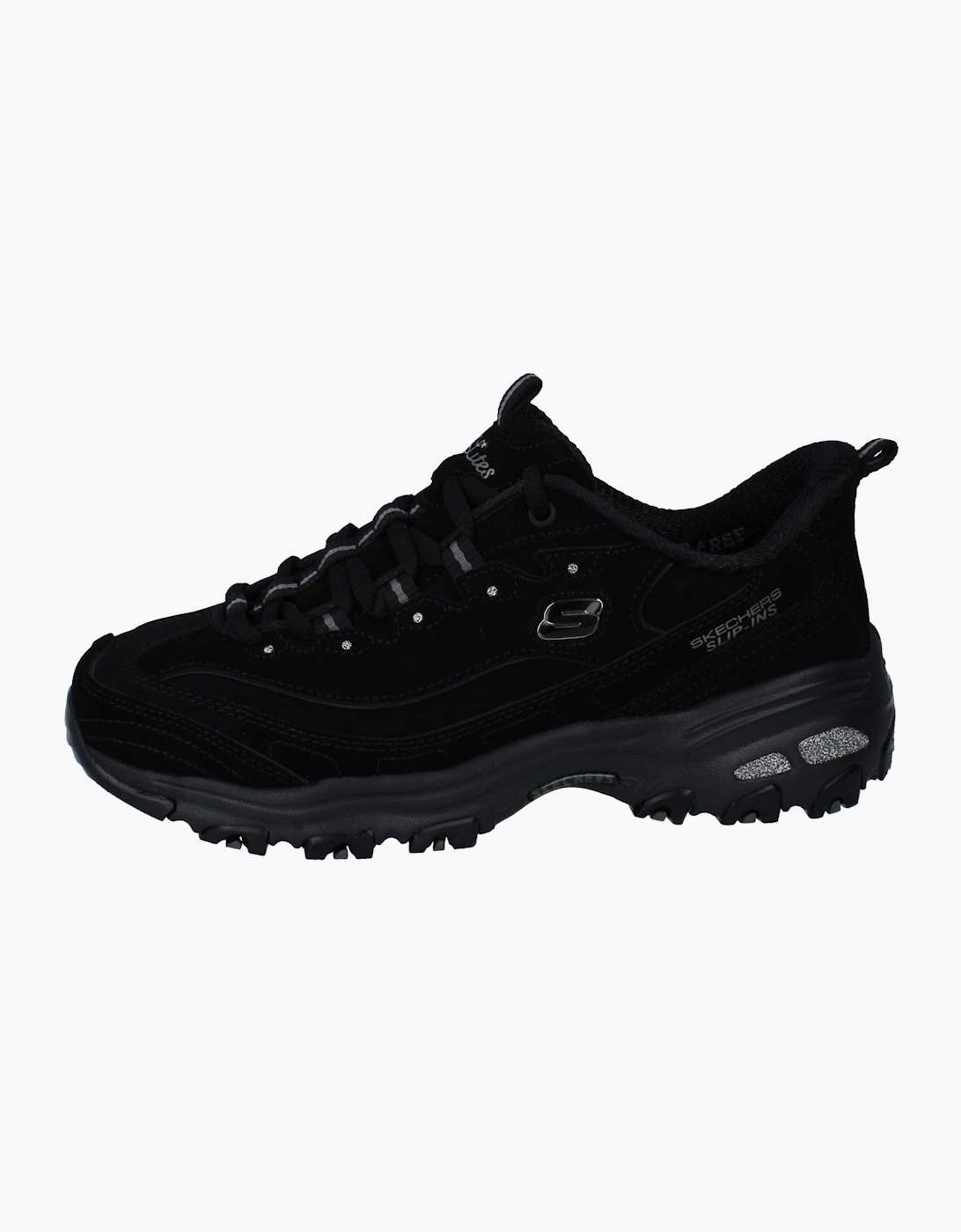 Skechers D'Lites Classic Remix Womens Trainers 150543 Shoes  BBK