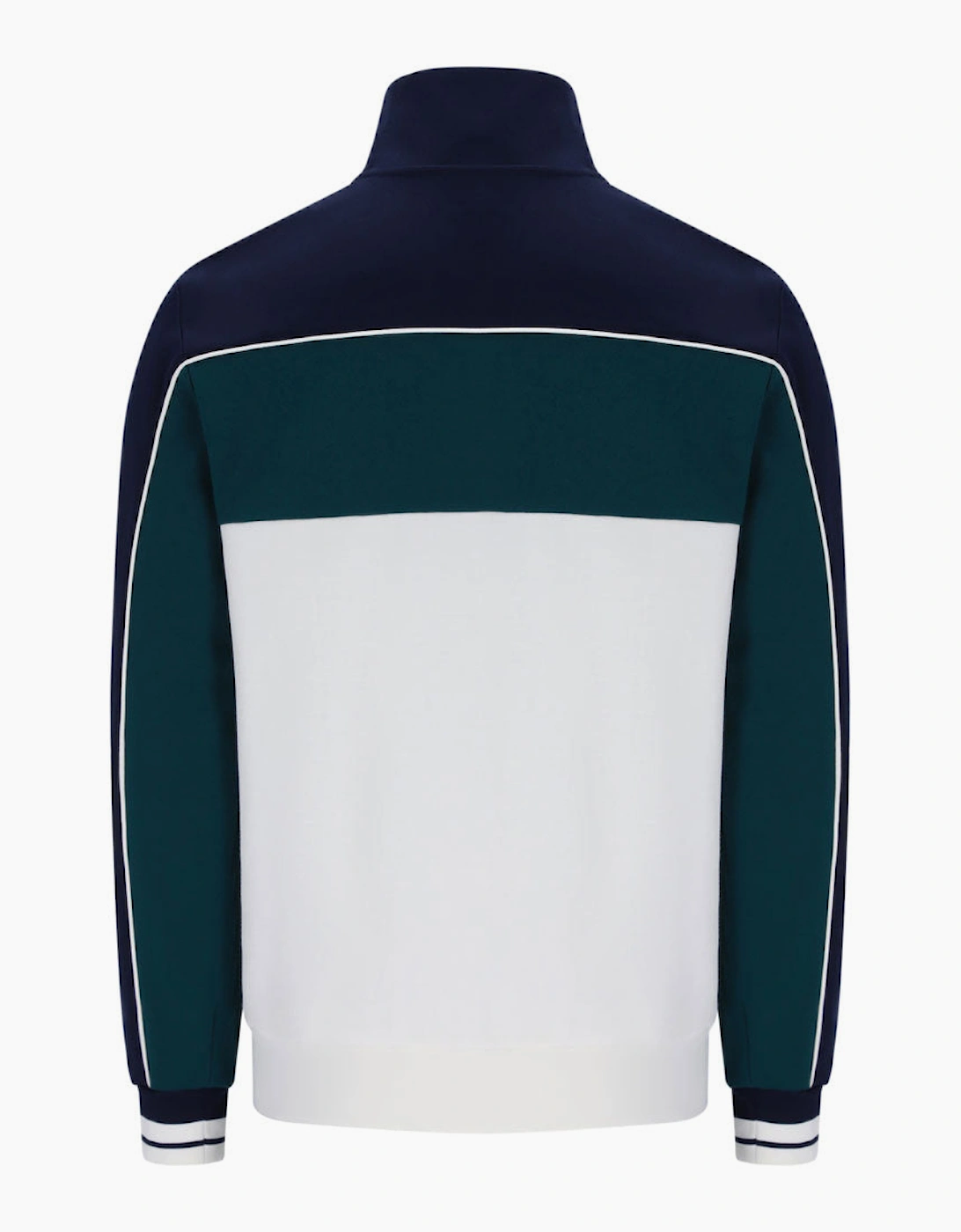 Sergio Tacchini Spiga Track Top - Maritime Blue Navy/Deep Teal/Gardenia