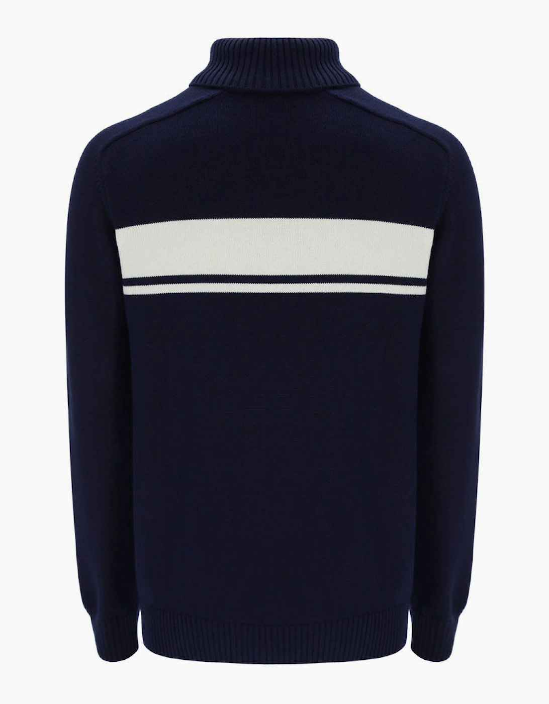 Sergio Tacchini Damarindo Turtle Neck Jumper - Maritime Blue/Gardenia