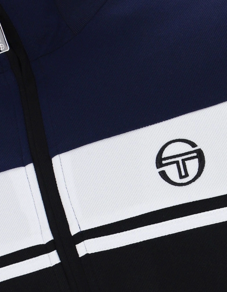 Sergio Tacchini Damarindo Track Top - Maritime Blue/White/Black