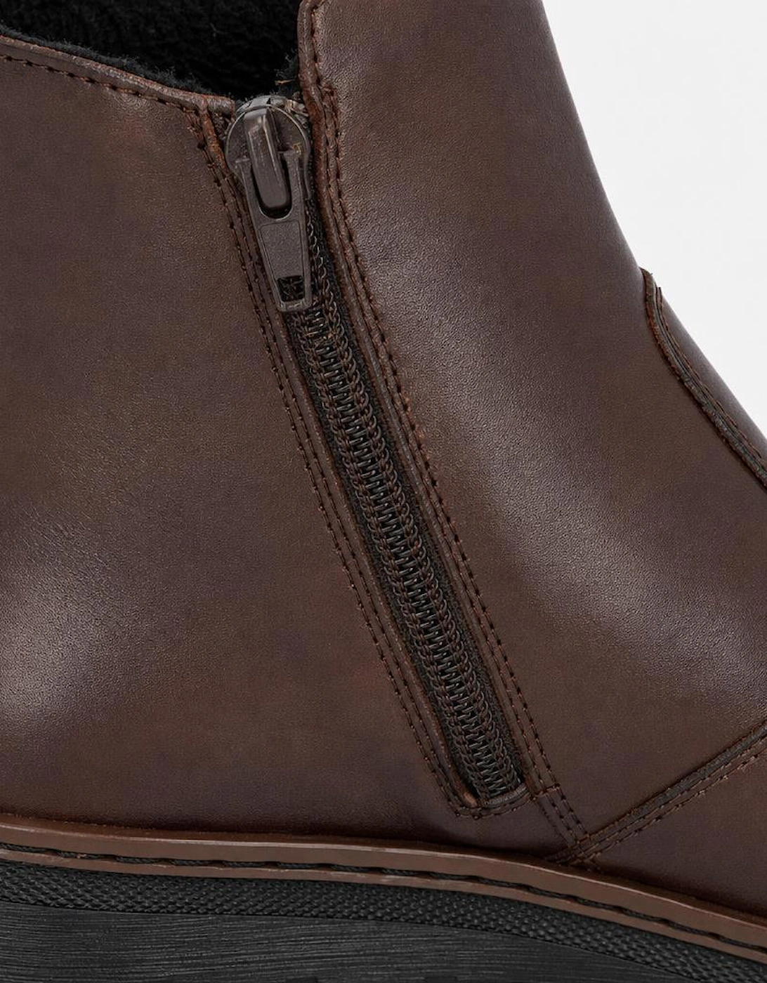 Rieker X9165 Womens Ankle Boots Ebony Brown