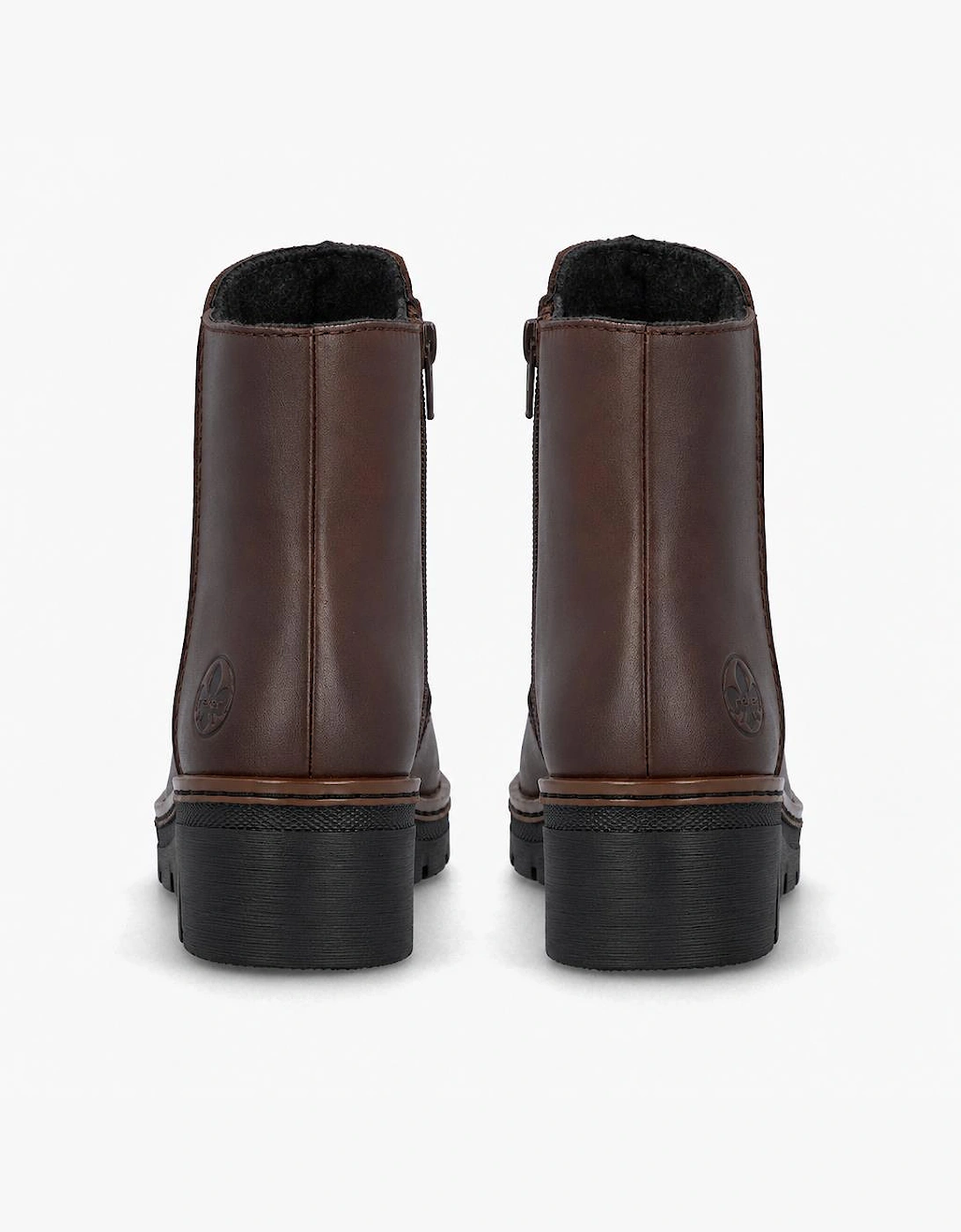 Rieker X9165 Womens Ankle Boots Ebony Brown