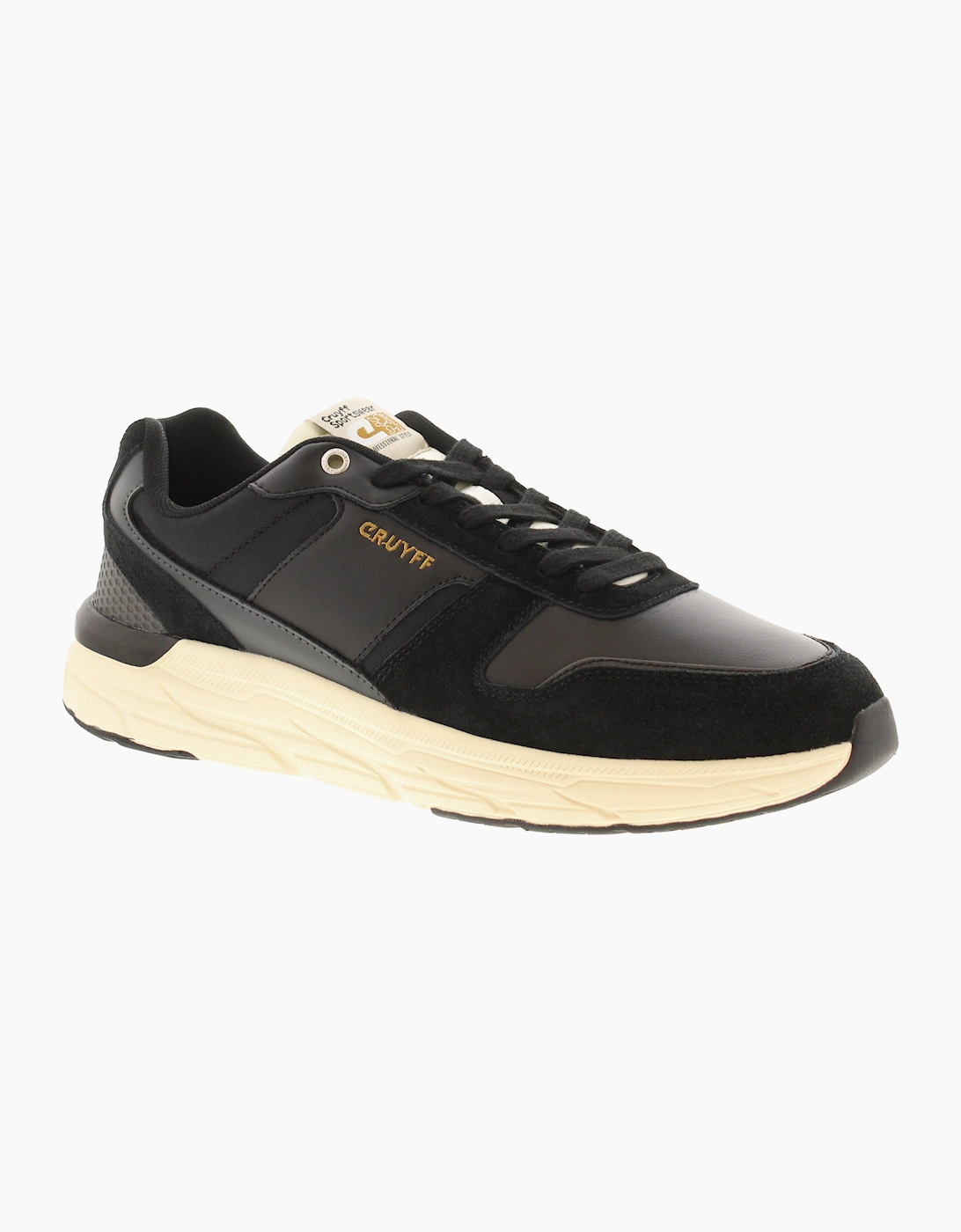 CRUYFF Mens Trainers Camino Leather Lace Up black UK Size