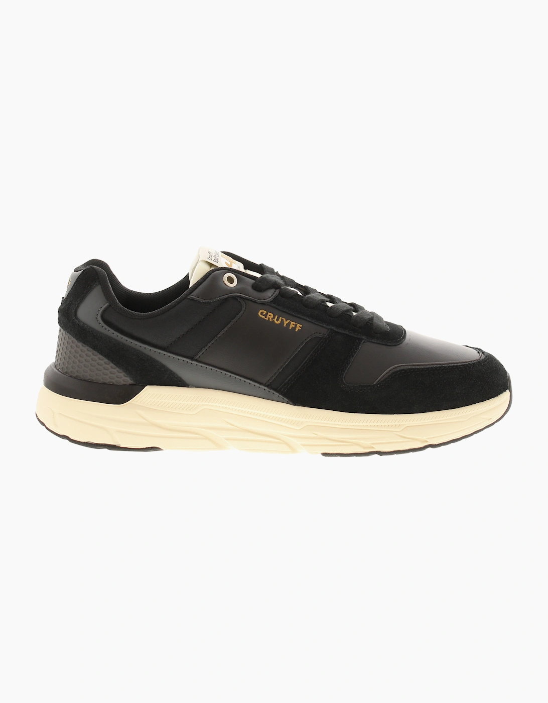 CRUYFF Mens Trainers Camino Leather Lace Up black UK Size