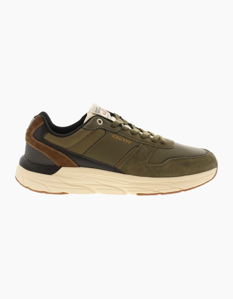 CRUYFF Mens Trainers Camino Leather Lace Up green UK Size