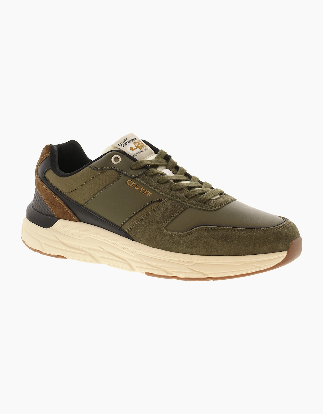 CRUYFF Mens Trainers Camino Leather Lace Up green UK Size