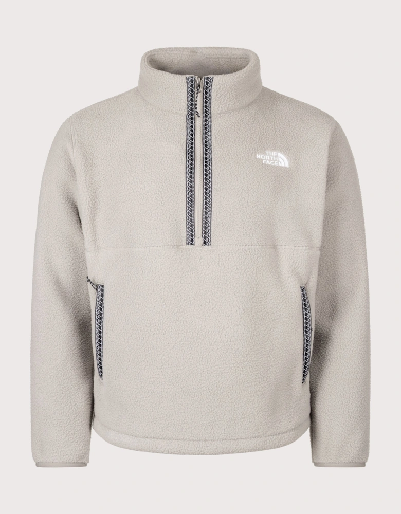 Relaxed Fit TNF Fleeski Quarter Zip Fleece