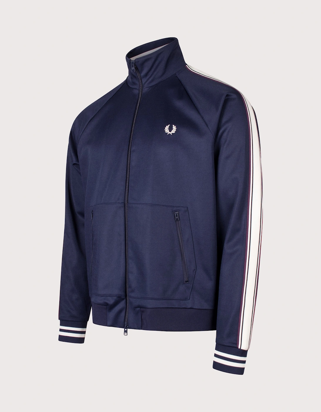 Regular Fit Bold Tipped Track Jacket