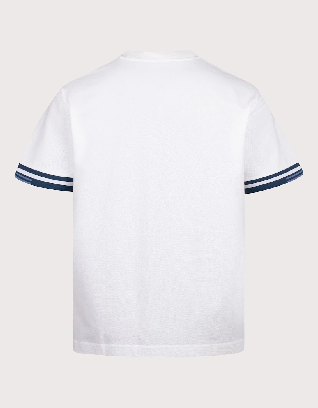 Relaxed Fit Tipped Cuff Piqué T-Shirt