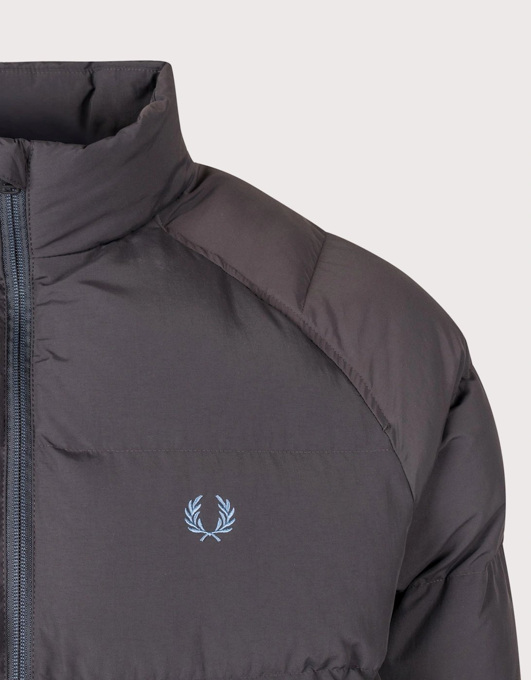 Regular Fit Raglan Sleeve Padded Jacket
