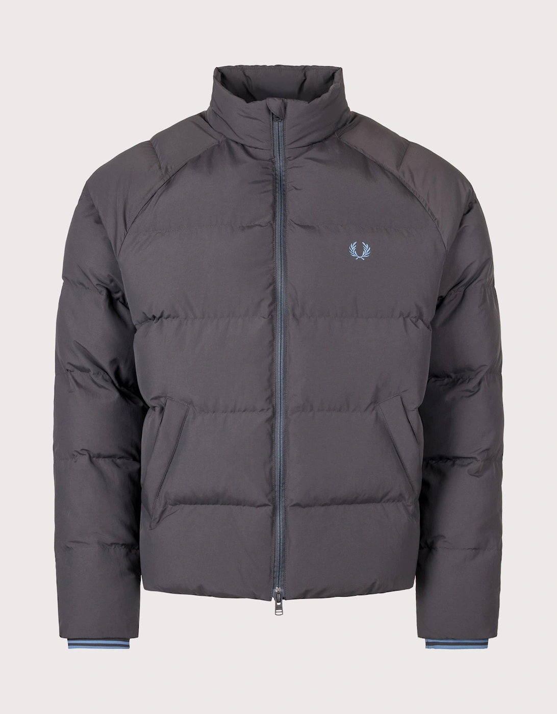 Regular Fit Raglan Sleeve Padded Jacket