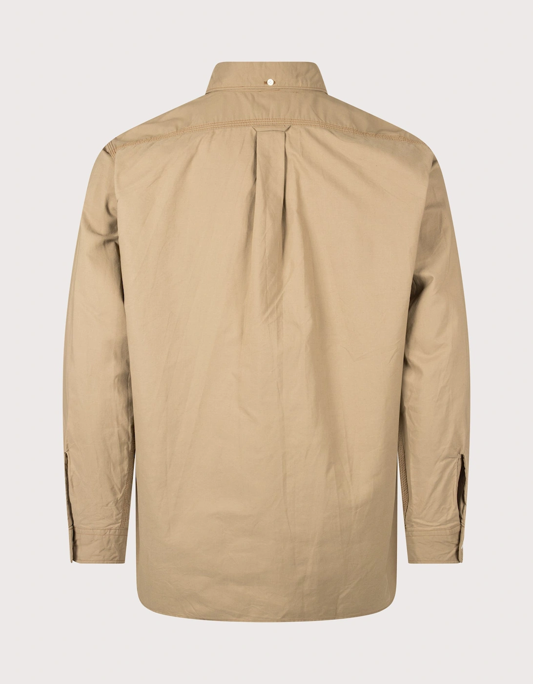 Relaxed Fit Button Down Wind Shirt