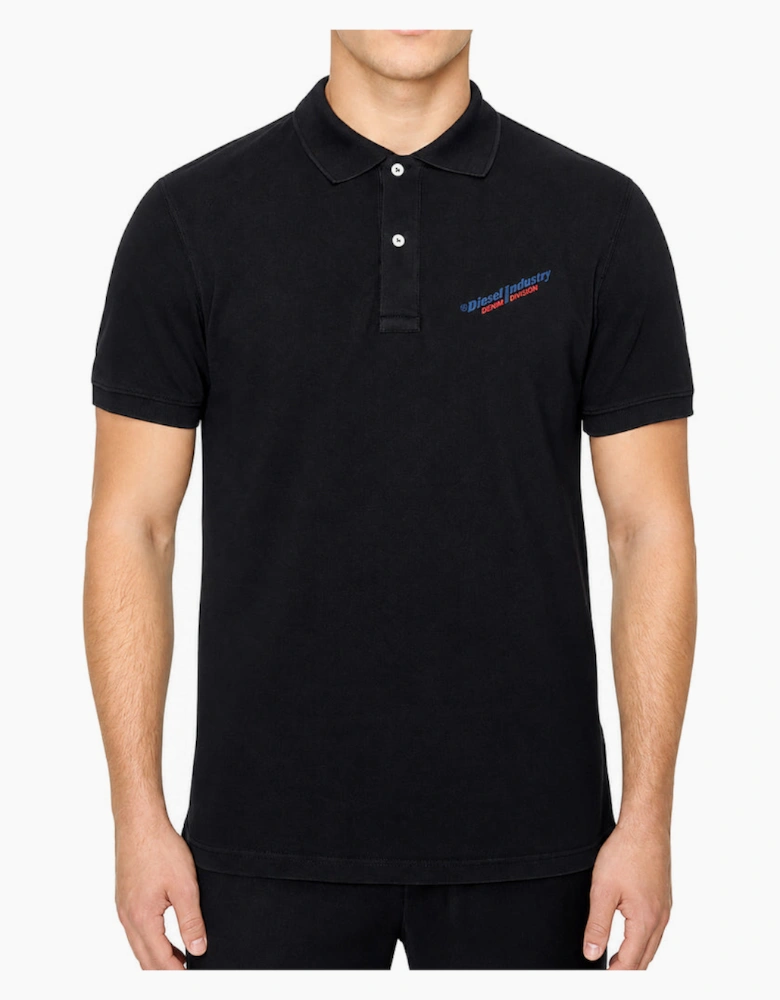 Diesel T-Smith-Ind Black Men's Polo Shirt