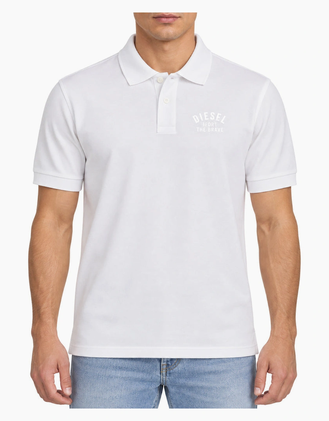 Diesel T-Smith 260105 Off White Men's Polo Shirt