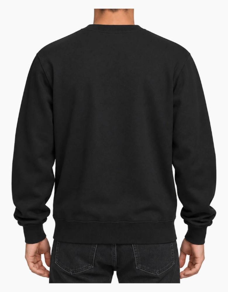 Diesel S-Gir 250238 Off Black Men's Crewnceck Jumper