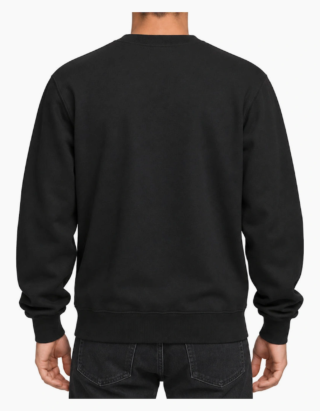 Diesel S-Gir 250238 Off Black Men's Crewnceck Jumper