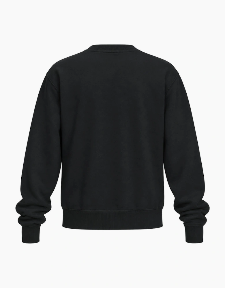 Diesel S-Gir 250238 Off Black Men's Crewnceck Jumper