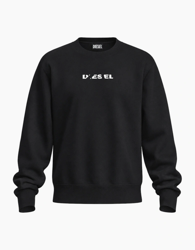 Diesel S-Gir 250238 Off Black Men's Crewnceck Jumper