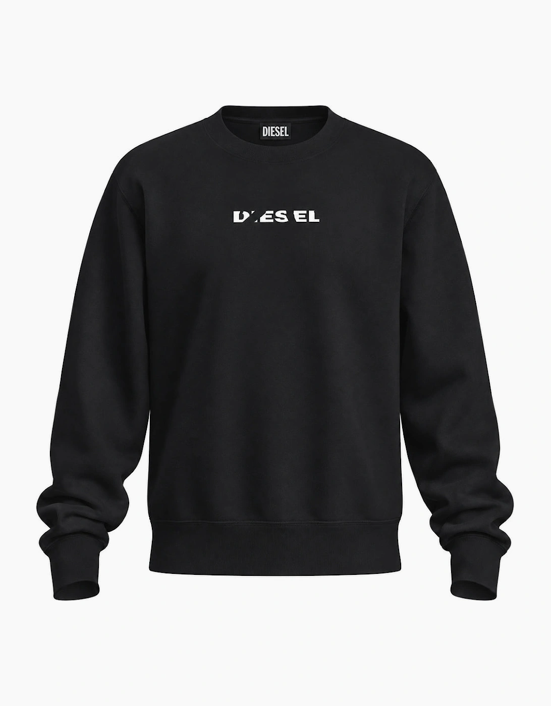 Diesel S-Gir 250238 Off Black Men's Crewnceck Jumper
