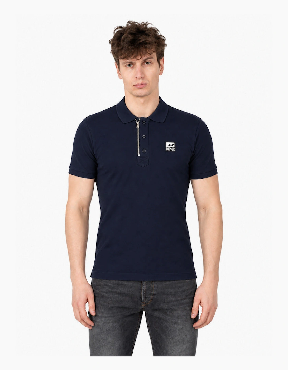 Diesel T-Harry Navy Blue Men's Polo Shirt