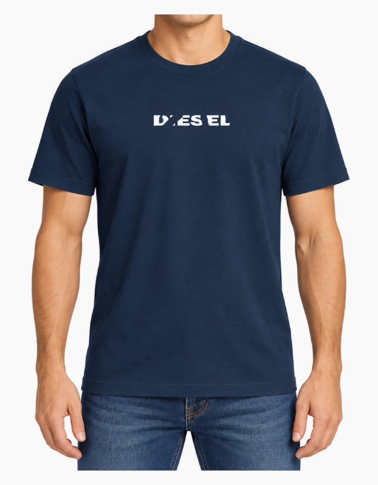 Diesel T-Just 250231 Off Navy Blue Men's T-Shirt