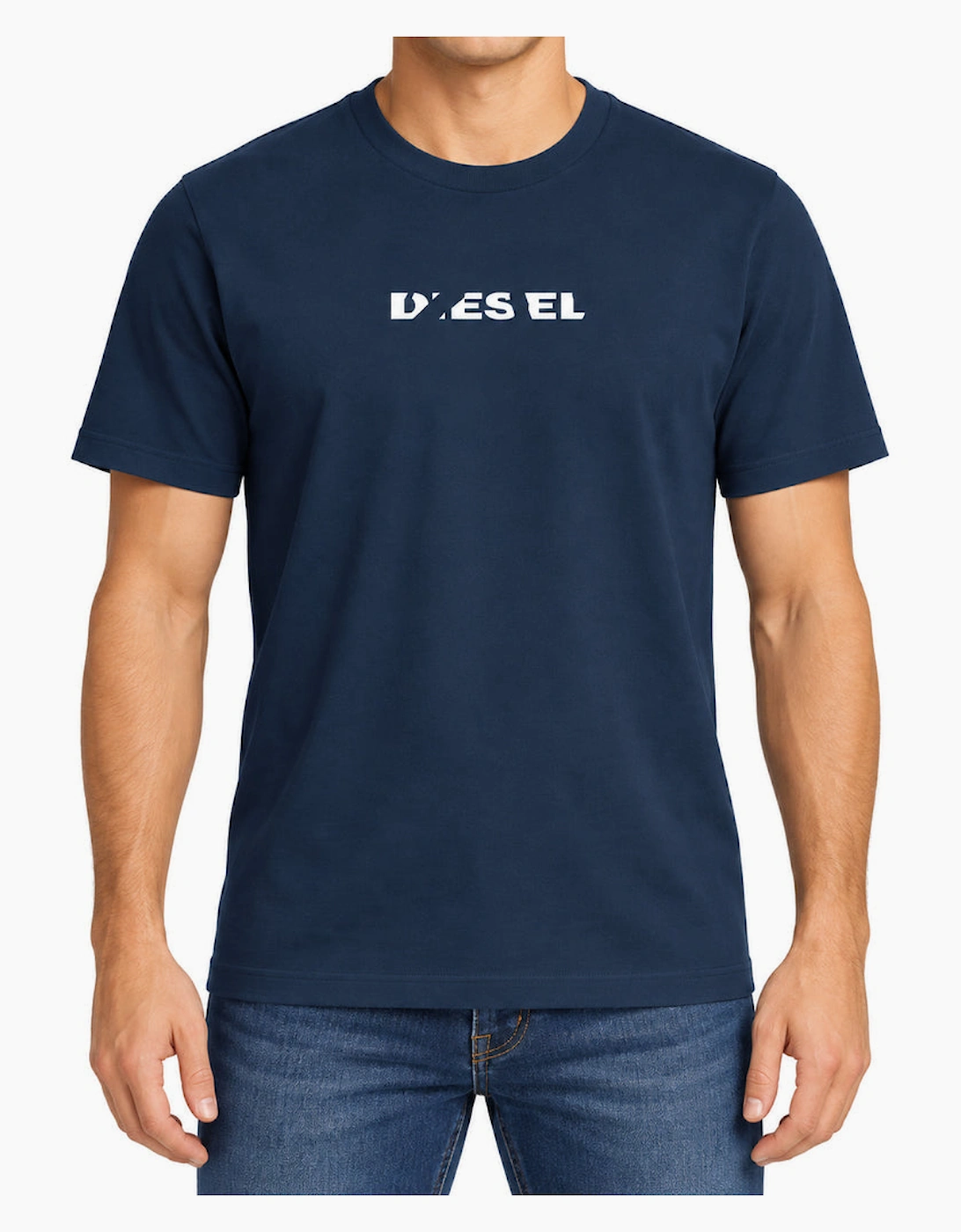Diesel T-Just 250231 Off Navy Blue Men's T-Shirt