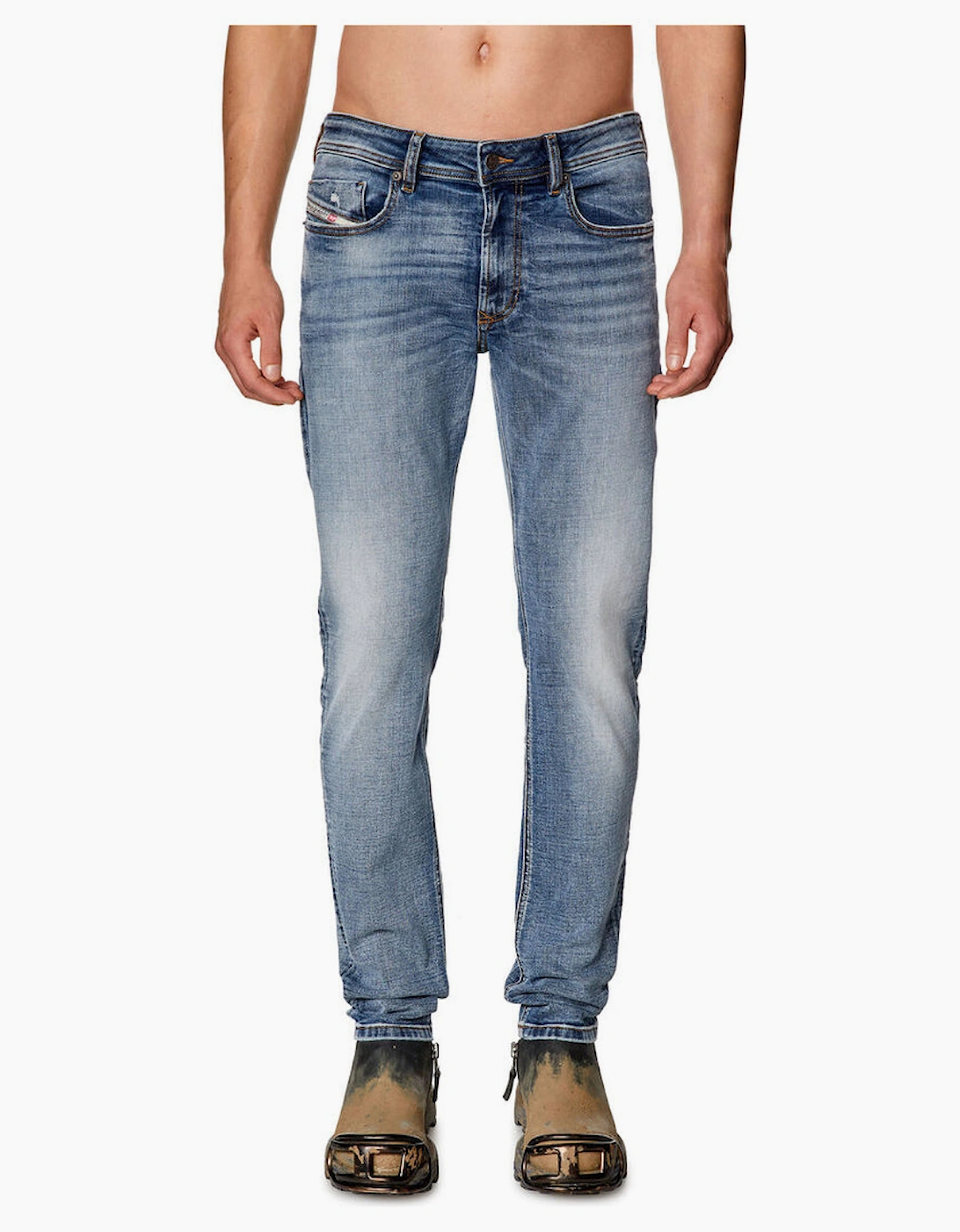 Diesel 1979 Sleenker 0PFAW Men's Blue Jeans