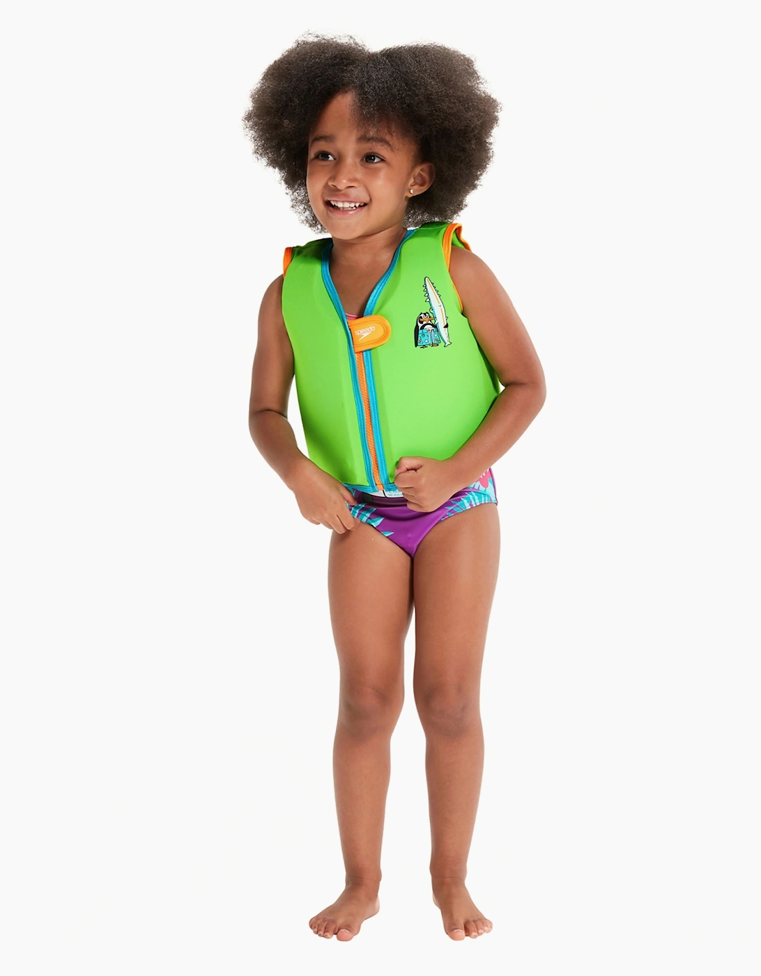 Speedo Childrens/Kids Back Print Penguin Swim Vest