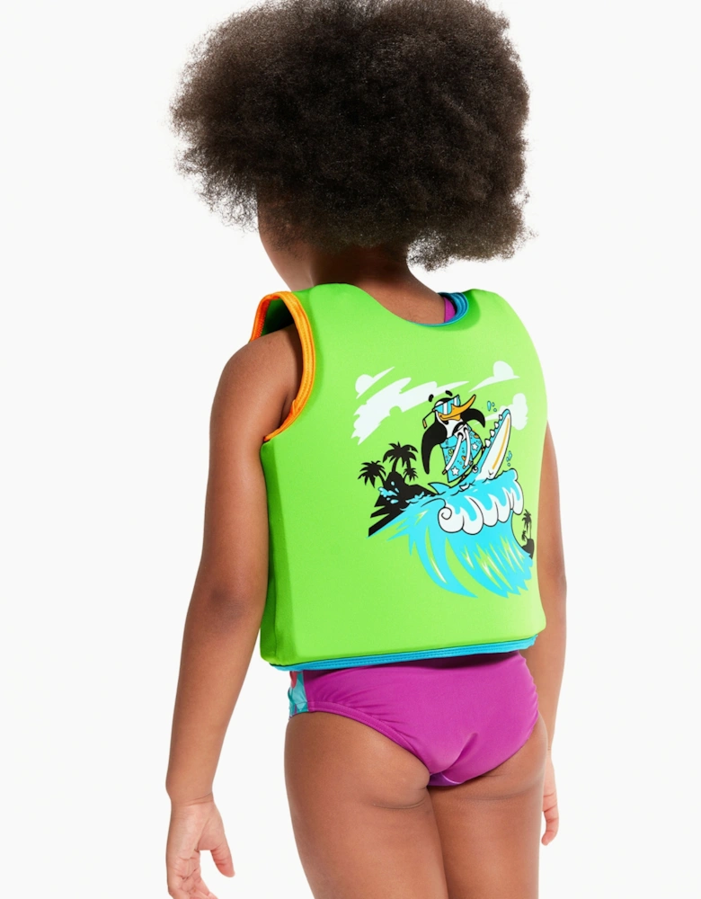 Speedo Childrens/Kids Back Print Penguin Swim Vest