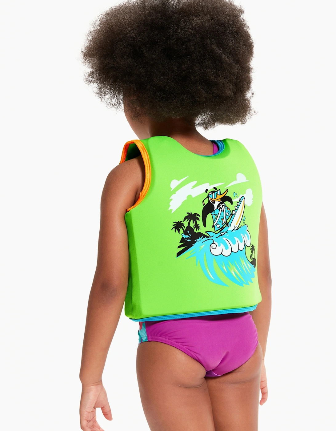 Speedo Childrens/Kids Back Print Penguin Swim Vest