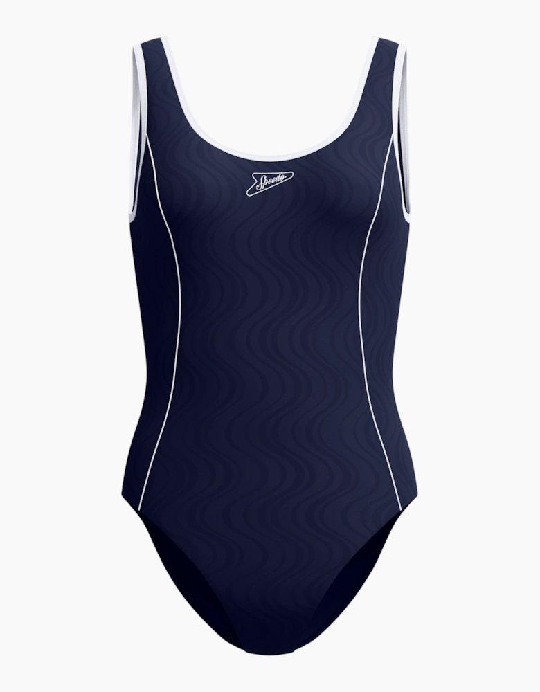 Speedo Womens/Ladies Textured Bound One Piece Swimsuit