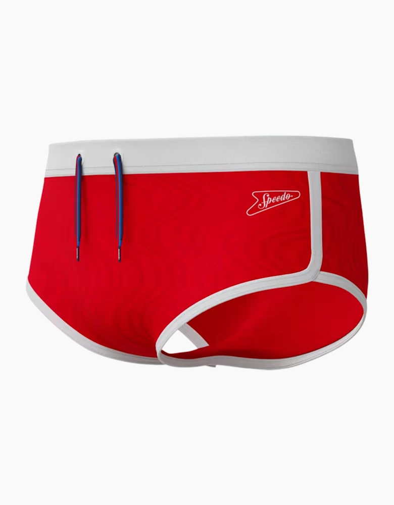 Speedo Mens Contrast Detail Textured Briefs